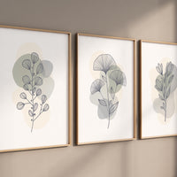 Boho Botanical Prints, sage wall decor, Wildflower Nursery, floral nursery, Wild Flowers, sage green, Botanical Print, home decor