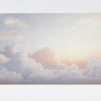Cloud artwork, nursery wall art, gender neutral, dreamy sky decor, pastel cloud print, nursery cloud wall art, nursery print, baby room art