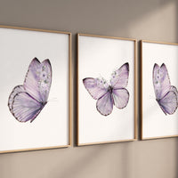Nursery decor girl butterfly, nursery decor purple, nursery decor girl lilac, Butterfly Nursery Art, Girl Nursery Art, Butterfly Wall Art
