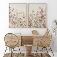 Wildflower Nursery Print: Boho Floral Wall Art