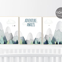 Adventure nursery, adventure theme nursery, adventure awaits, gender neutral nursery