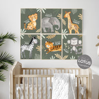 Safari nursery decor, nursery wall art animals, safari nursery prints, Boho Nursery Prints
