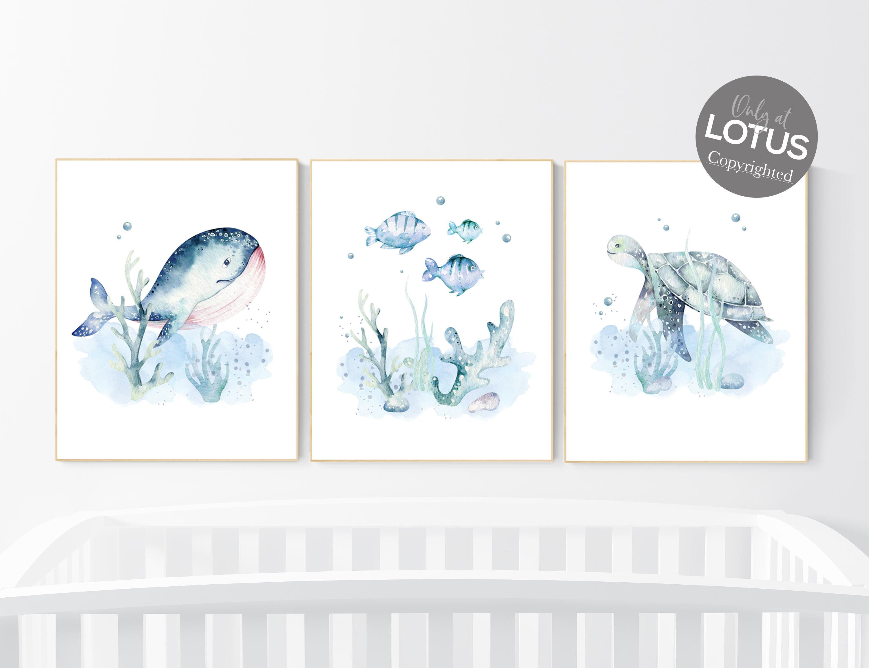 Nautical Nursery Wall Prints Wall Decor Nautical Theme Digital