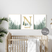 Nursery decor mountain, nursery wall art, tree nursery decor, adventure theme nursery
