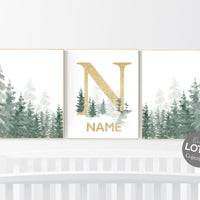 Nursery decor mountain, nursery wall art, tree nursery decor, adventure theme nursery