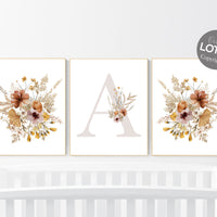 Boho Nursery, Wildflower Nursery Decor, Floral Nursery, Girl Nursery Decor, flower nursery