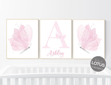 Nursery decor girl butterflies, Butterfly Nursery Art, Girl Nursery Art
