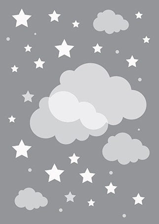 Dream big little one gray print, nursery print, baby&