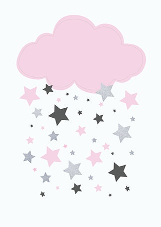 Baby girl nursery print set, Hot Air Balloon nursery, set of 2, pink nursery, nursery wall art, baby girl gift, baby girl baby shower, gift