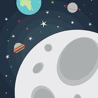 Outer Space Nursery Art, space print, nursery moon print, nursery wall art, kids room, space themed nursery, toddler, playroom decor, gift