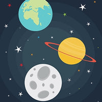 Space nursery decor, outer space nursery wall art, nursery set of 2, outer space decor print kids room decor nursery prints baby boy nursery