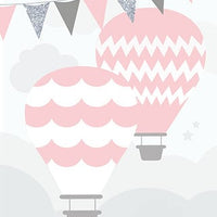 Hot Air Balloon nursery, baby girl nursery, set of 2, pink nursery, nursery wall art, baby girl gift, baby girl baby shower, nursery decor