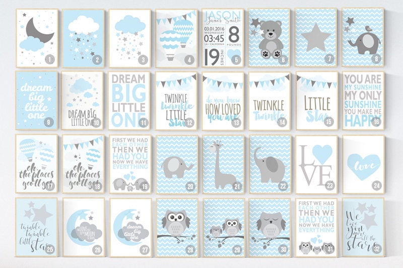 Nursery decor boy, oh the places you&