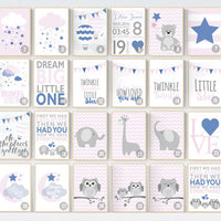 Dream big little one, pink navy nursery, girls room decor pink, girls room decor pink, Navy pink nursery, navy and pink, cloud nursery