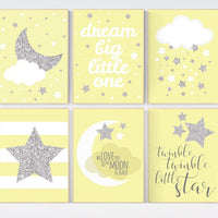 Yellow gray nursery, Nursery decor neutral, Nursery decor yellow, yellow silver nursery decor, gender neutral nursery decor, baby room decor