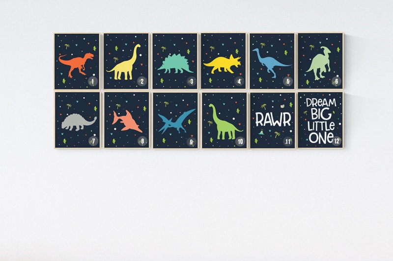 Nursery decor boy dinosaur, dinosaur nursery decor, boys room decor dinosaur, kids room decor dinosaur, dinosaur room decor, dinosaur prints