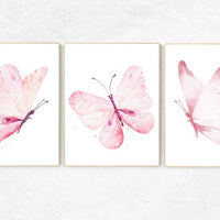 Nursery decor girl butterfly, Butterfly Nursery Art, Girl Nursery Art, Butterfly Nursery Decor for Baby Girl, Butterfly Wall Art, girls room