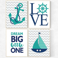 Nautical boy nursery, nursery decor boy nautical baby room, navy nursery, teal nursery, nautical nursery wall decor, navy and teal nursery