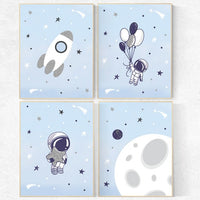 Nursery decor boy space, Space nursery decor, space nursery wall art, Nursery wall art space, astronaut print kids, space theme nursery