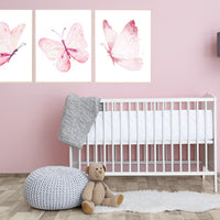 Nursery decor girl butterfly, Butterfly Nursery Art, Girl Nursery Art, Butterfly Nursery Decor for Baby Girl, Butterfly Wall Art, girls room