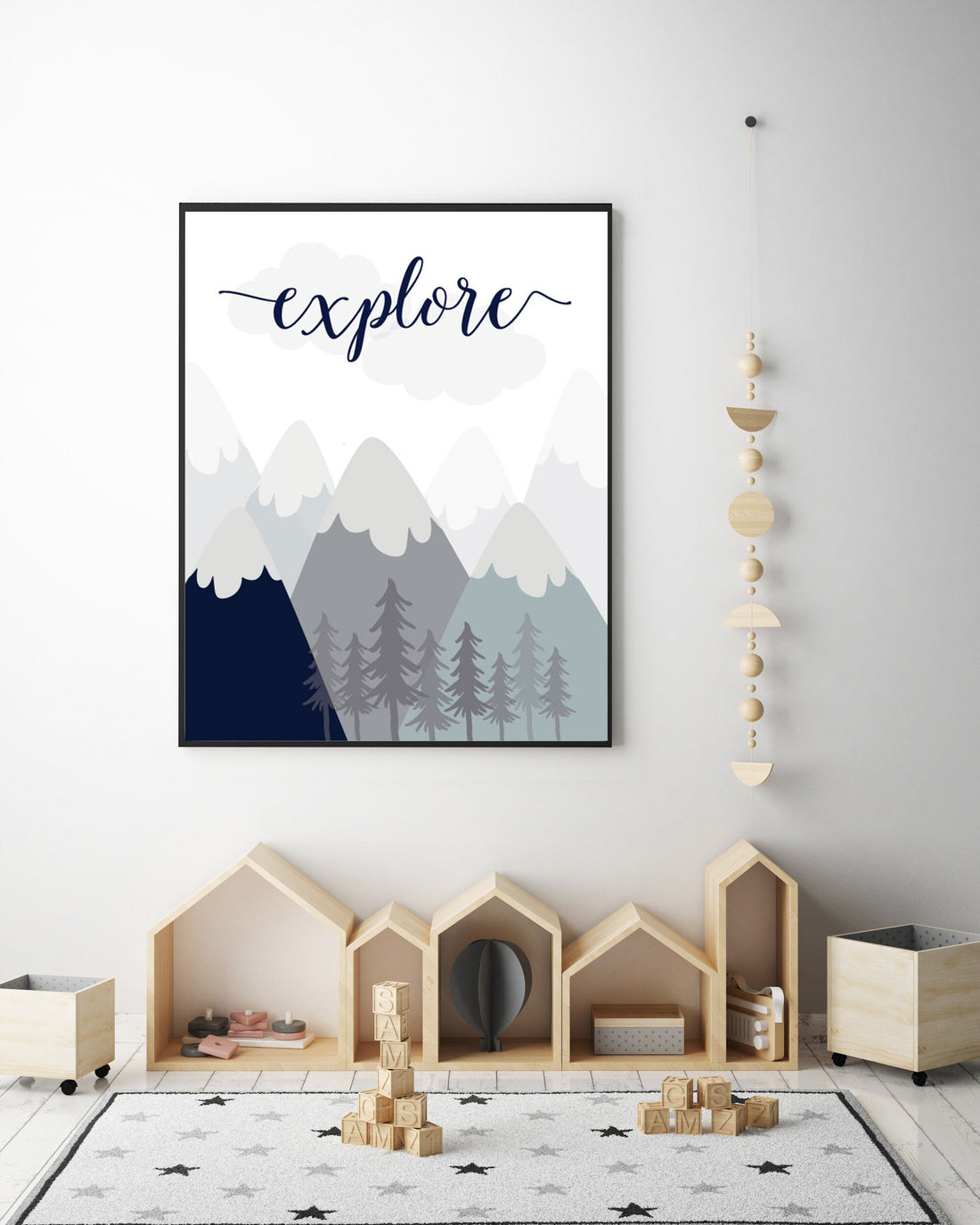 Woodland nursery, explore, nursery wall art woodland, nursery, nursery decor neutral, baby room decor mountains, adventure nursery, woodland