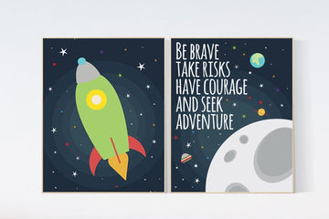 Space nursery decor, nursery decor boy space, nursery prints boy, boys room decor, space nursery, space prints, planets, boys room decor
