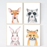 Woodland nursery decor, Baby Animal Nursery Art, Woodland Nursery Decor, Nursery Art, Nursery Prints Nursery Wall Art Woodland Animal Prints