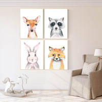 Woodland nursery decor, Baby Animal Nursery Art, Woodland Nursery Decor, Nursery Art, Nursery Prints Nursery Wall Art Woodland Animal Prints