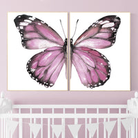 Nursery decor girl butterfly, Butterfly Nursery Art, Girl Nursery Art, Butterfly Nursery Decor for Baby Girl, Butterfly Wall Art