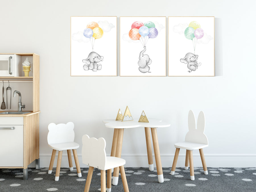 Gender neutral nursery decor, nursery decor elephant, animal prints, nursery decor elephant, nursery wall art, gender neutral nursery ideas