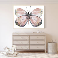 Nursery decor girl butterfly, blush, blush pink, Butterfly Nursery Art, girls room, butterfly prints, Butterfly Art, blush gold, neutral