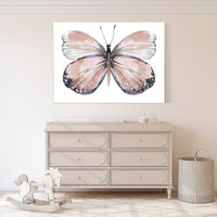 Nursery decor girl butterfly, blush, blush pink, Butterfly Nursery Art, girls room, butterfly prints, Butterfly Art, blush pink, neutral