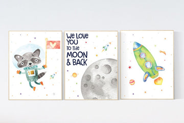 Space wall art nursery, Nursery decor boy space, Space wall art, animal prints, gender neutral, space nursery theme, outer space nursery art