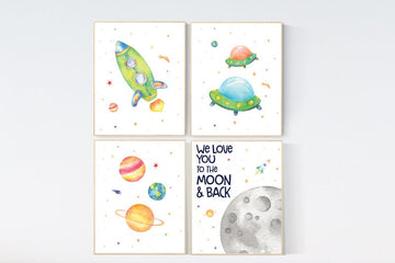 Nursery decor boys space, Space nursery decor, Space Boy Nursery Art Prints, Nursery decor boy space, space wall art nursery,