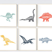 Dinosaur wall art decor, Nursery decor boy dinosaur, kids room decor dinosaur, dino nursery, dinosaur prints, boy nursery bedroom, children