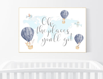 Plane nursery, Nursery decor boy nursery, animal prints, travel theme nursery, planes nursery wall art, boys room decor, baby room decor