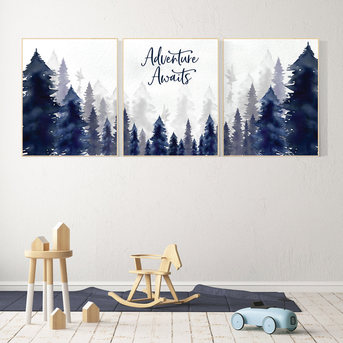 Woodland Nursery Decor, Baby Boy Nursery, Mountain Nursery, Adventure Awaits Print, Nursery decor boy, woodland nursery