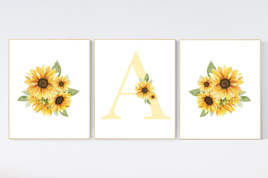 Nursery decor girl flower, Sunflower nursery, Yellow nursery
