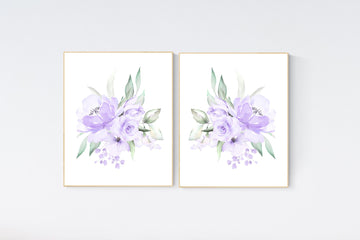 Nursery decor girl flower, Nursery decor girl purple, nursery decor girl flower, lavender, lilac nursery, nursery decor girl name, boho