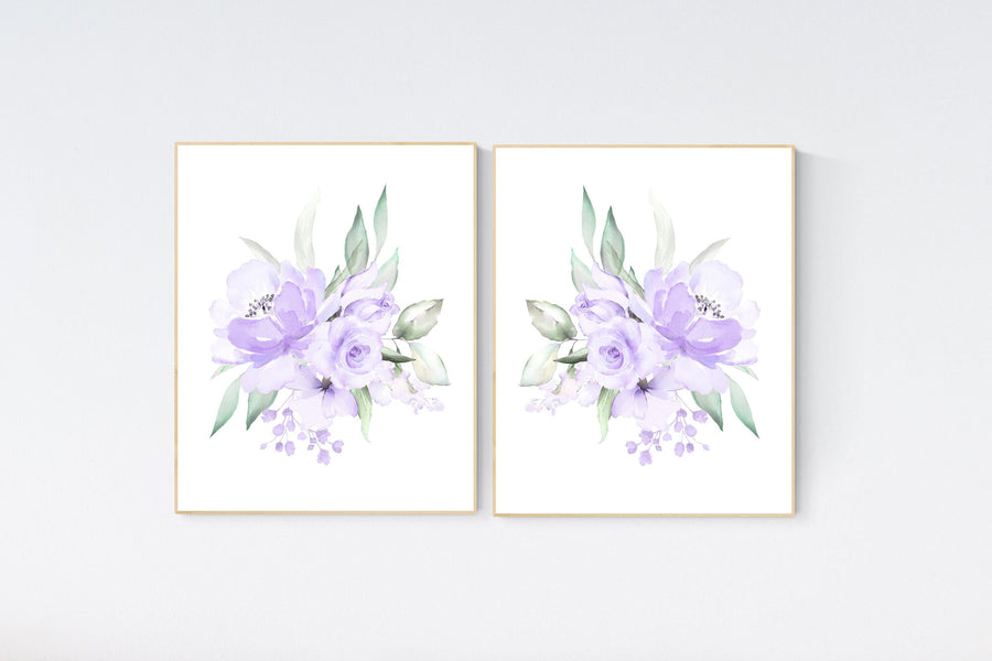 Nursery decor girl flower, Nursery decor girl purple, nursery decor girl flower, lavender, lilac nursery, nursery decor girl name, boho