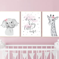 Nursery decor girl, Safari Animals, pink nursery, Nursery Prints, Nursery Decor, Girls Nursery Decor, Safari Nursery, jungle animals