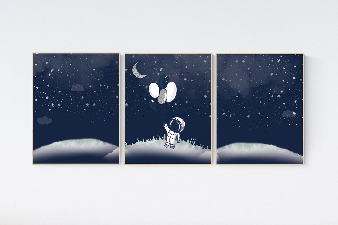 Space nursery decor boy, Space themed nursery, outer space, boys room wall art, baby boy, playroom, space nursery print, space nursery print