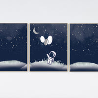 Space nursery decor boy, Space themed nursery, outer space, boys room wall art, baby boy, playroom, space nursery print, space nursery print