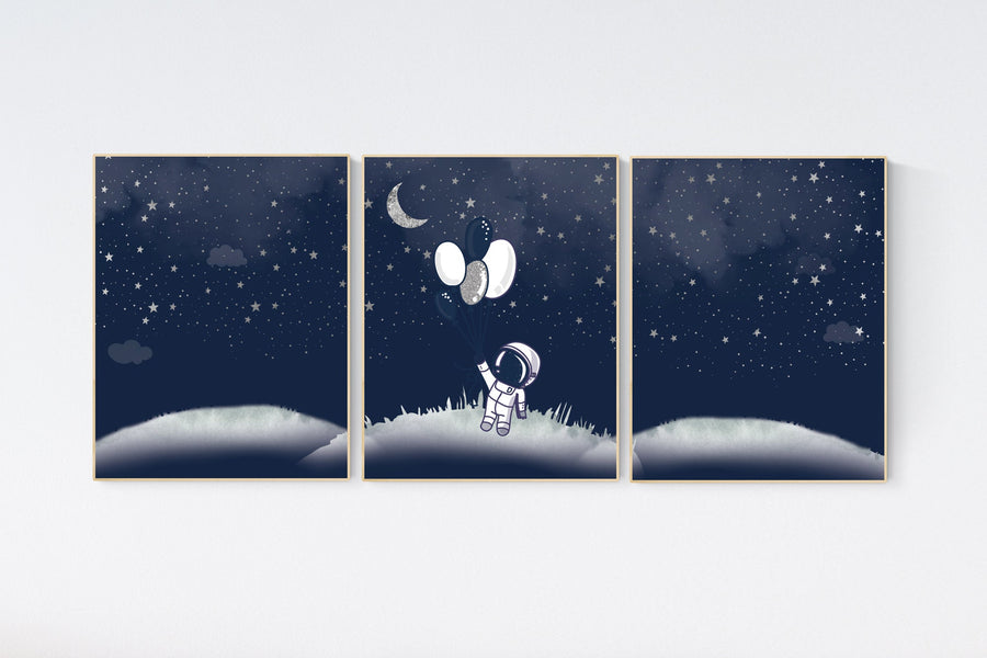 Space nursery decor boy, Space themed nursery, outer space, boys room wall art, baby boy, playroom, space nursery print, space nursery print
