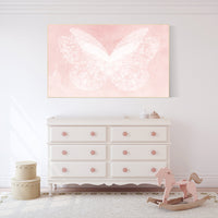 Nursery decor girl butterfly, blush, blush pink, Butterfly Nursery Art, girls room, butterfly prints, Butterfly Art, blush pink, neutral