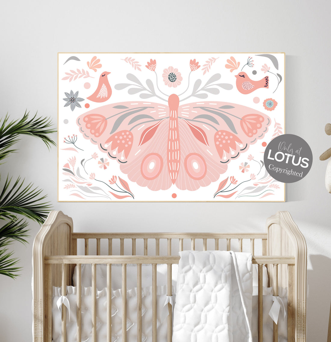 Nursery decor girl butterfly, blush, blush pink nursery art, Butterfly Nursery Art, Butterfly Wall Decor, Blush Pink Nursery Art, girl