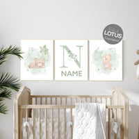 Nursery decor gender neutral, sage green nursery, bear nursery, green nursery, gender neutral nursery, sage green, baby room decor, bear