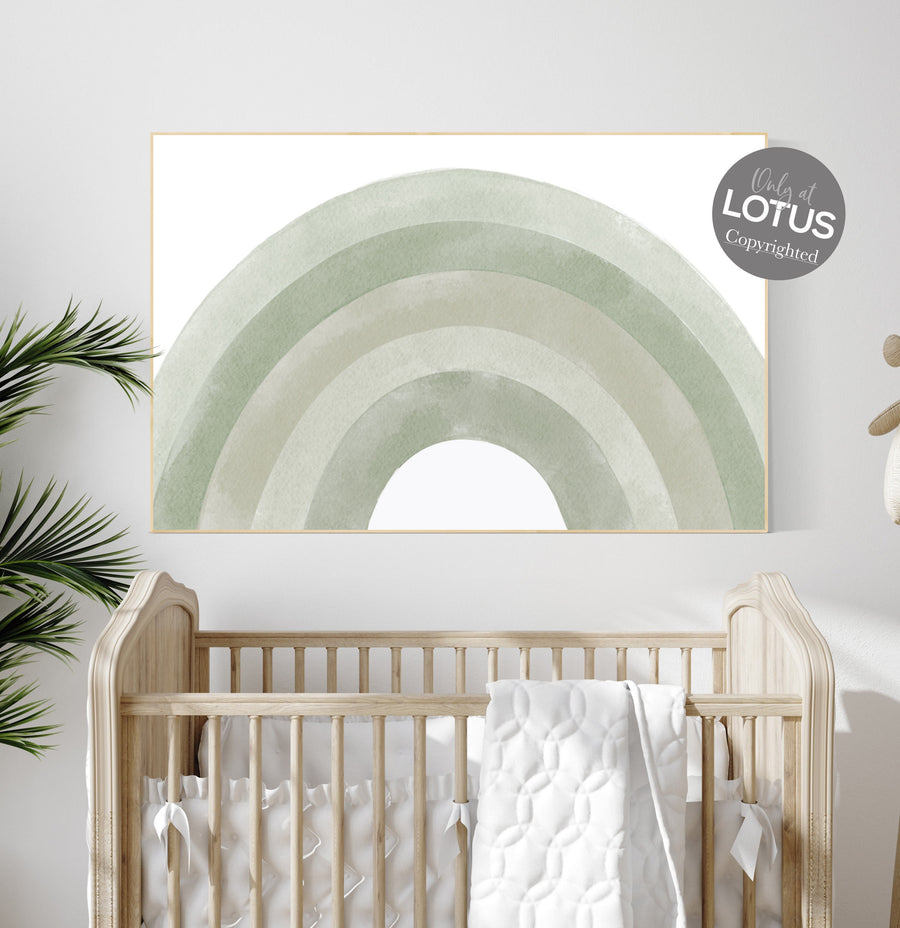 Nursery prints rainbow, green nursery, gender neutral, sage green nursery wall decor, rainbow nursery, you are my sunshine, nursery decor