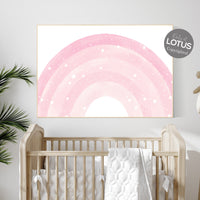 Nursery decor rainbow, pink nursery, Rainbow Wall Art, rainbow Print, Rainbow Wall Art, pink nursery, rainbow nursery, nursery wall decor