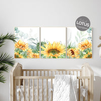 Nursery decor girl flower, Sunflower nursery, Yellow nursery, floral nursery, boho nursery, flower nursery, sunflower, girl nursery art